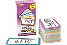 Division Flash Cards, All Facts 0–12