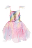 Rainbow Fair Dress & Wings 