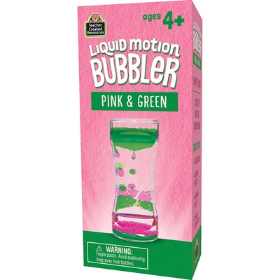 Liquid Motion Bubbler, Pink & Green