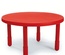 ANGAB710PR - Value Table, Red, 36" Round - 2 only