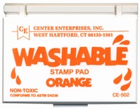 Washable Stamp Pad, Orange