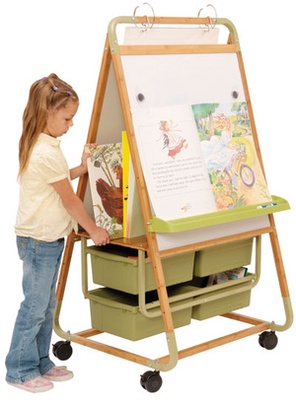 Double Sided Bamboo Teaching Easel-Value Priced