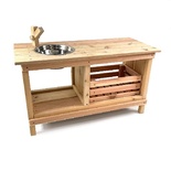 Toddler Cedar Kitchen 18 inch with crate