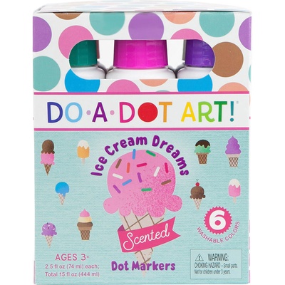 Do-A-Dot Art Markers, Ice Cream Dreams, 6 colors