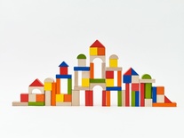 Colorful Building Blocks, 100 Pieces