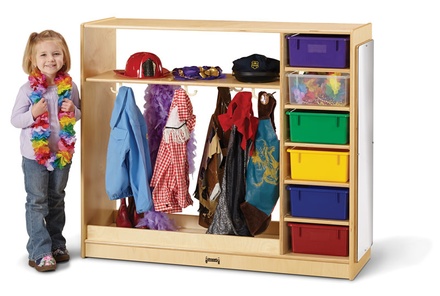 Dress-Up Storage with 6 tubs      