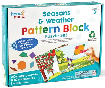 Seasons & Weather Pattern Block Puzzle Set
