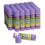 Economy Glue Stick, Purple, 1.41 oz. Box of 30