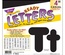 Uppercase/Lowercase Casual Solids Ready Letters® Combo Pack, Black 4''
