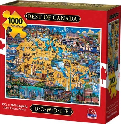Best of Canada 1000 Piece Puzzle 