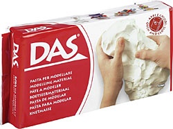 Prang® DAS® Air Hardening Modeling Clay, 2 lb., White