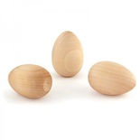 Wooden Eggs, Set of 12