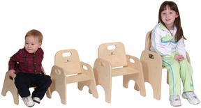 11" Toddler Chair wooden - SALE ITEM ONLY 1 LEFT