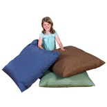 CUDDLE-UPS® 27″ Cozy Floor Pillows – Dark Woodland Set of 3 - 1 in STOCK