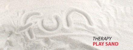 Sandtastik® Therapy Play Sand, White, 25 lbs.