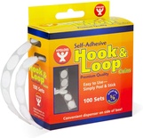 Hook & Loop Fastener Coins, 5/8" 100 Sets