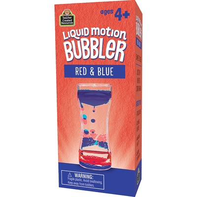 Liquid Motion Bubbler, Red & Blue