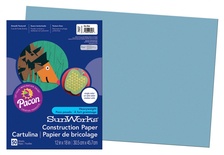 SunWorks® Construction Paper, 12" x 18", Sky Blue