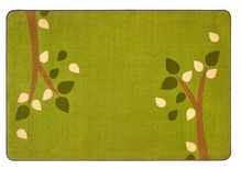 FS - 4 x 6 - KIDSoft™ Branching Out Rug – Green 