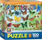 Garden Butterflies 100 Piece Puzzle
