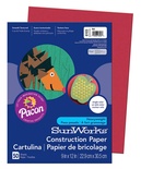 SunWorks® Construction Paper, 9" x 12", Red