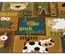 Animal Sounds Toddler Rug, 4' x 6' Rectangle, Nature's Colors