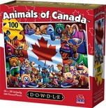 Animals of Canada 100 Piece Jigsaw Puzzle