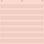 Blush 7-Pocket Chart, 28" x 28"