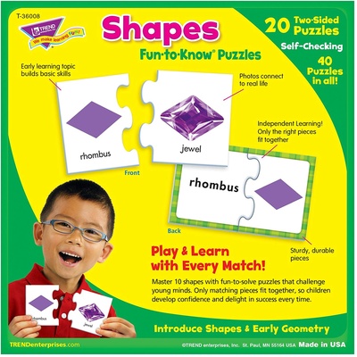 Fun-to-Know® Puzzles, Shapes