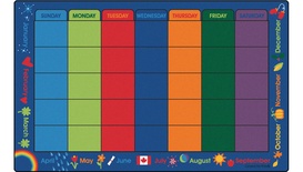 Canadian Calendar Celebrations Rectangle Rug