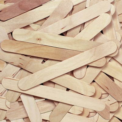 Jumbo Craft Sticks, 500 pieces, Natural