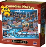 Canadian Hockey Puzzle 100 pc Puzzle