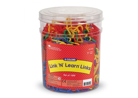Link 'N' Learn® Links, 1,000 links in 6 colors