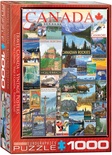 Travel Canada Vintage Posters 1000 Piece Puzzle