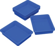 3"H Document Storage Tray, Blue