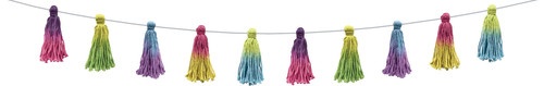 Brights 4Ever Tie-Dye Tassels Garland