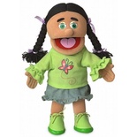 14" Silly Hand Puppets, Jasmine (Hispanic)