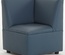 "Just Like Home" Modern Casual Cozy Corner Chair, Enviro-Child Upholstery, Blue
