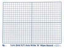 Write N Wipe Boards X-Y Axis, Set of 30