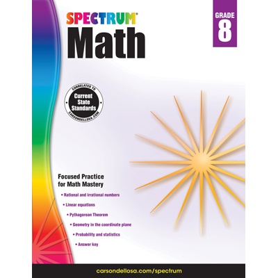 Spectrum® Math, Grade 8