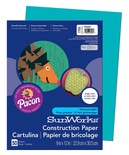 SunWorks® Construction Paper, 9" x 12", Turquoise