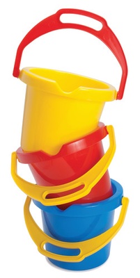Classic Bucket with Lip, Assorted Colours