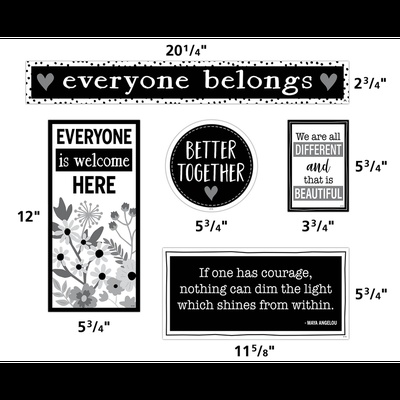 Celebrate Diversity Mini Bulletin Board Set