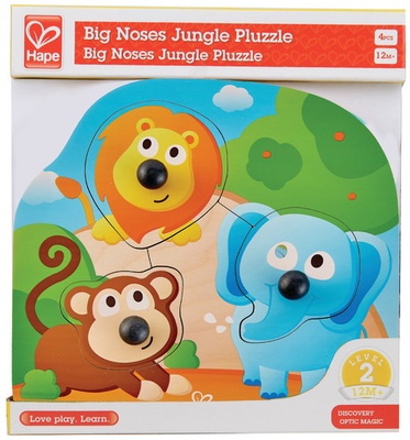Jungle Animals Big Nose Puzzle