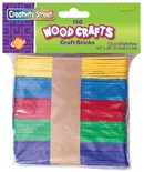 Craft Sticks, Bright Hues, 150 pieces