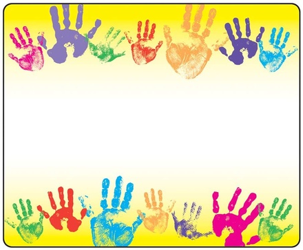 Rainbow Handprints Terrific Labels™