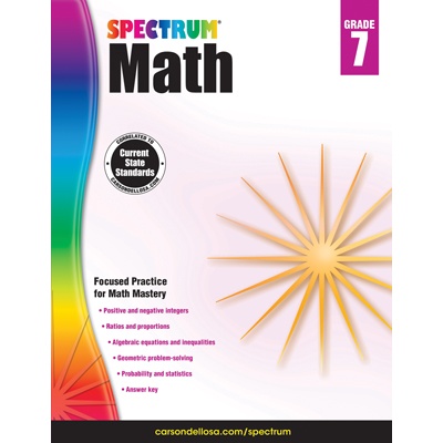 Spectrum® Math, Grade 7