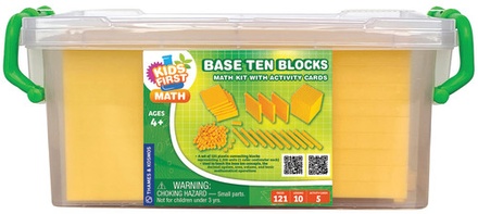Kids First Math: Base Ten Blocks Math Kit with Activity Cards