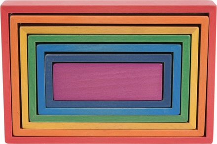 Wooden Rainbow Architect Rectangles