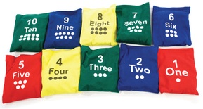 Numbered Bean Bag Set